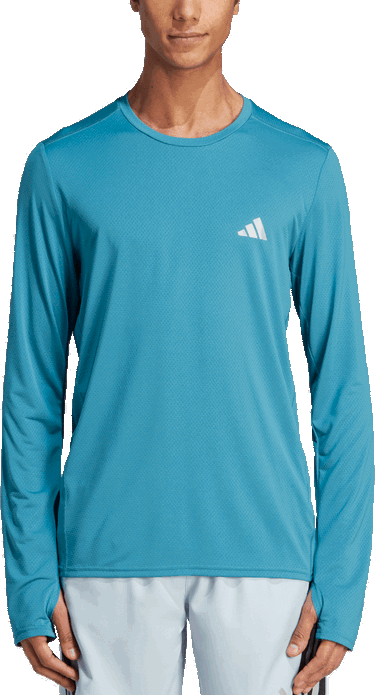 Тениска adidas Originals Run It Tee Тюркоазено | il2291, 0