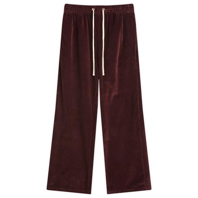 Les Tien Velour Relaxed Pants, Size Large