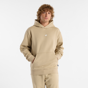Суитчър New Balance Beige Hoodie Бежово | NBMT44583SNW, 0