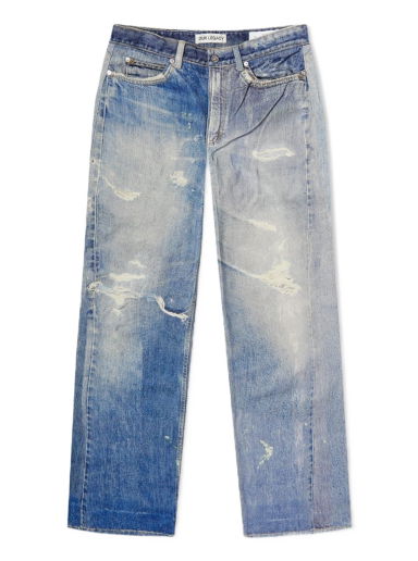 Wide Leg Distressed Jeans