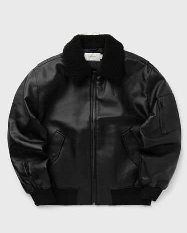Яке бомбър CALVIN KLEIN Calvin Klein Jeans Faux Leather Aviator Bomber Jacket Черно | J30J326729BEH, 0
