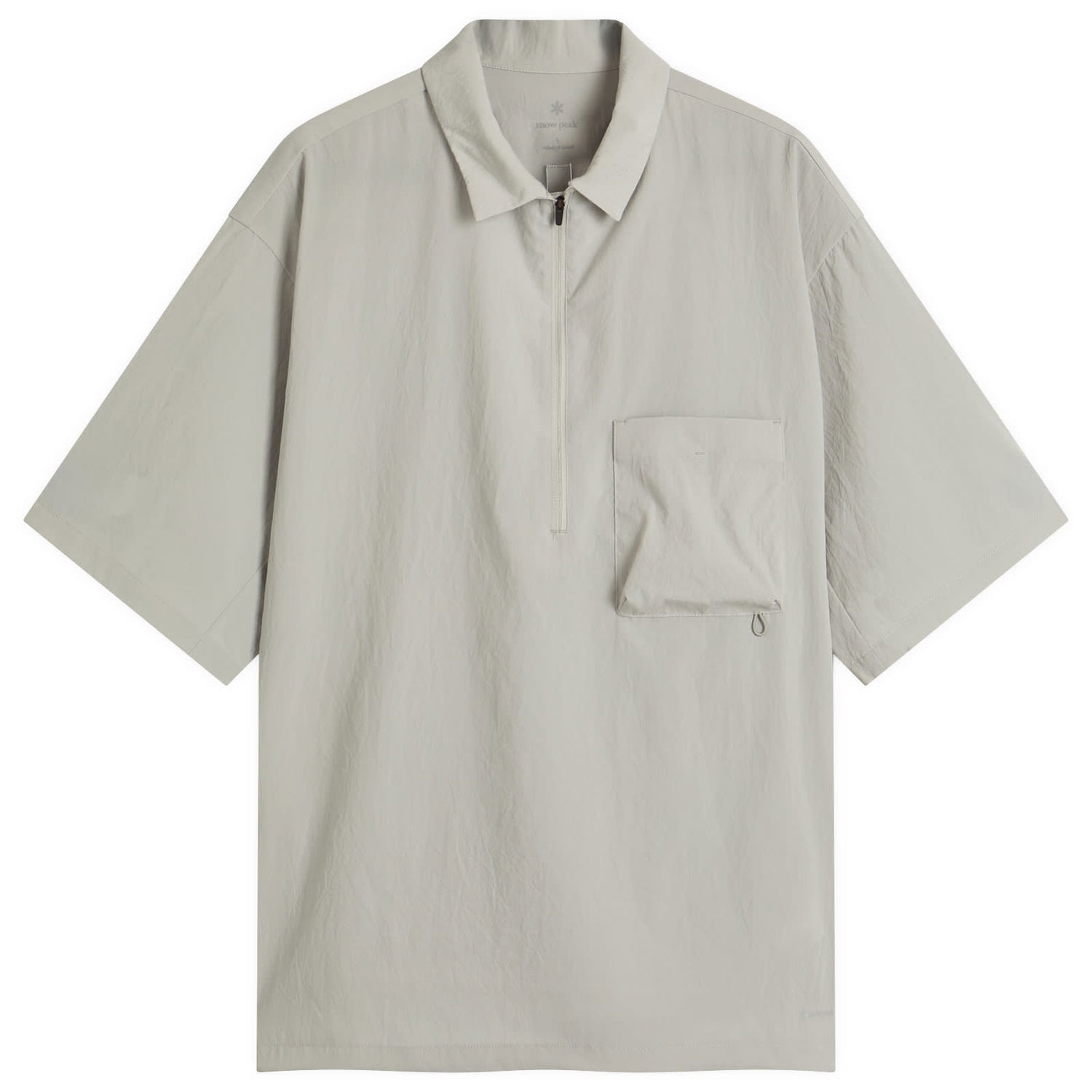Поло тениска Snow Peak Breathable Quick Dry Polo Shirt, Size Large Сиво | SH-25SU001-GY, 1