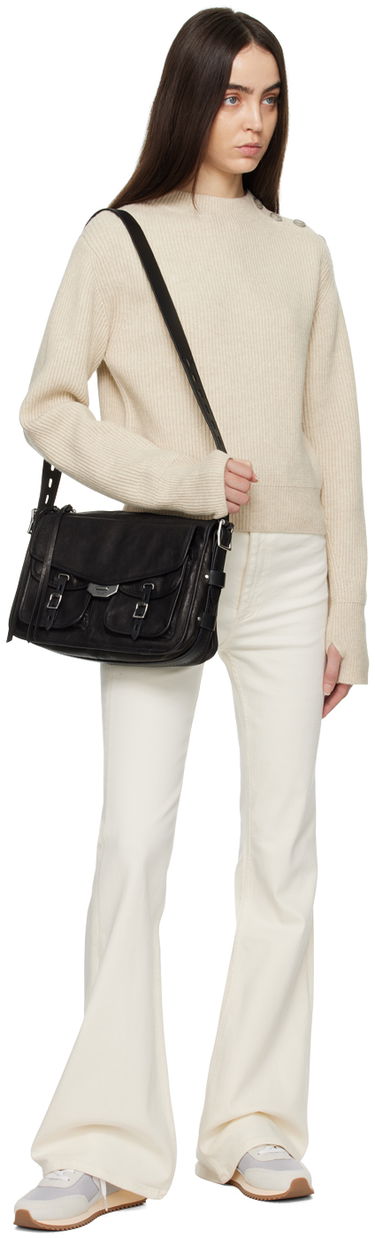 Пуловер rag & bone Nancy Ribbed Knit Sweater Бежово | WAS22HS024TL24, 3