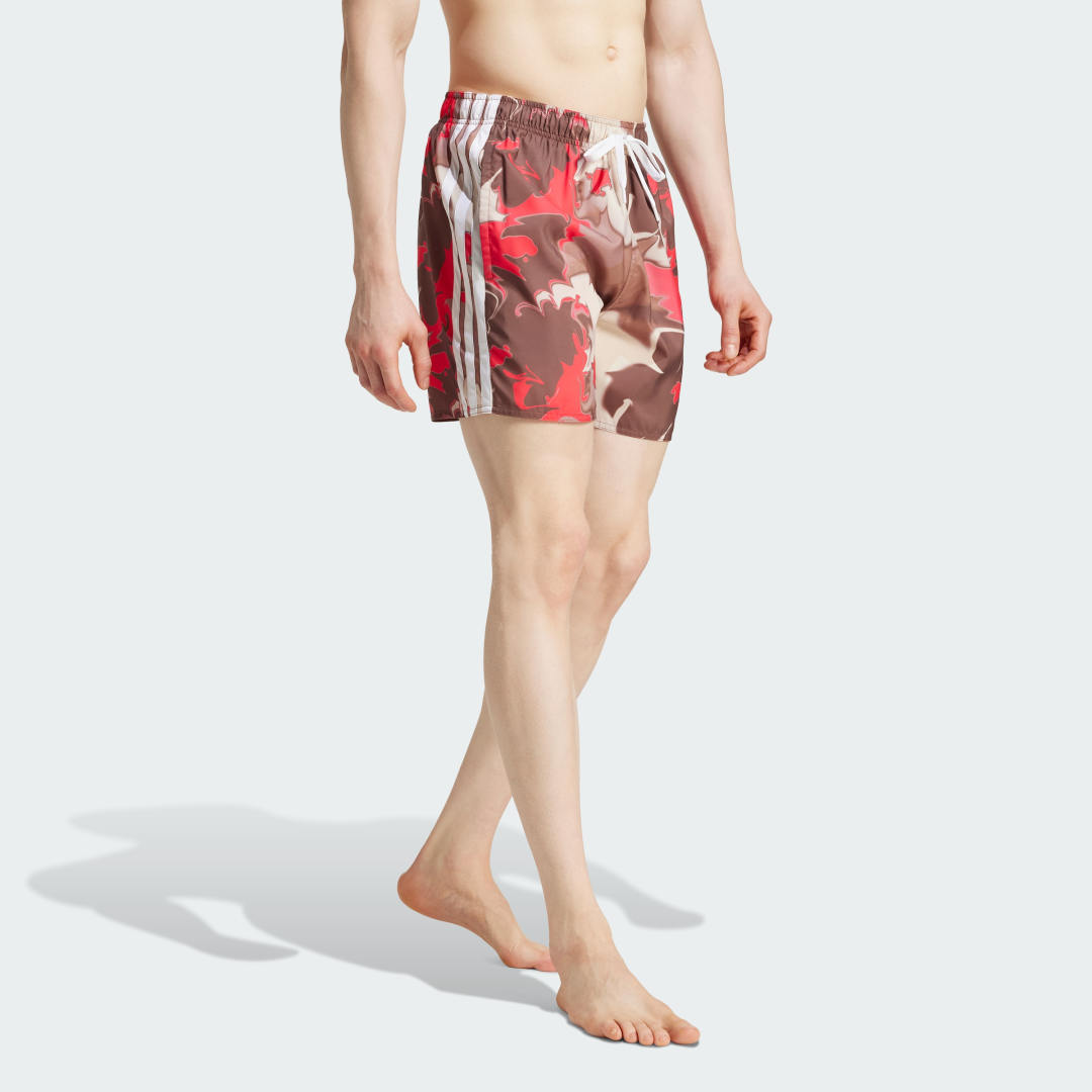 Бански adidas Performance 5-Inch Tie-Dye Swim Shorts Червено | JF6092, 1