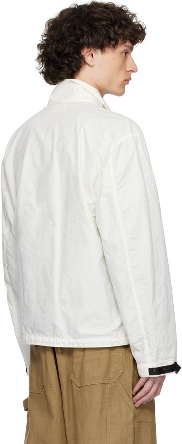 Ветровка Stone Island Stone Island Organic Look Nylon Panama-TC Jacket Бяло | K1S15 4100067 S0069, 2