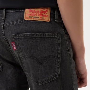 Дънки Levi's Kalhoty 502 Taper Hi Ball Черно | 57783-0105, 2