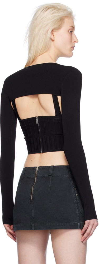 Пола Dion Lee Ventral Compact Corset Top Черно | A7772PS24, 2