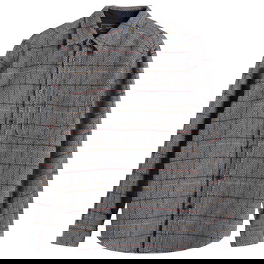 Риза Portuguese Flannel Flannel Herringbone Plaid Overshirt Многоцветен | AW25076-GRY, 0