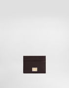 Dolce & Gabbana Iguana-Print Leather Card Holder
