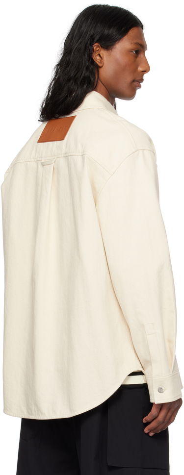 Риза Jil Sander Jil Sander Selvage Denim Overshirt Бяло | J47DL0159_J46545, 2