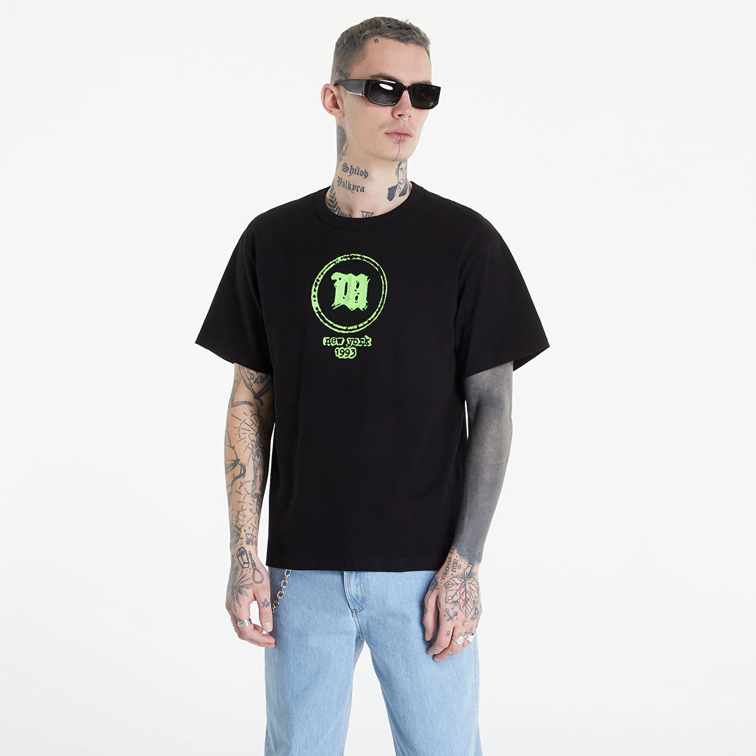 Тениска MISBHV Strobe Light T-Shirt Черно | 022M106, 0