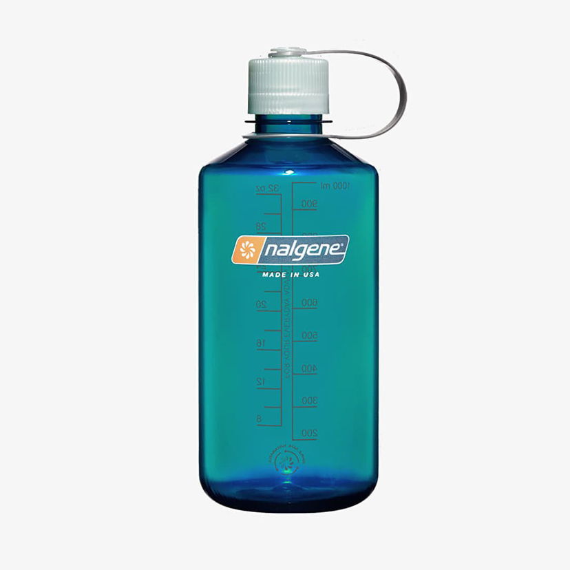 Бутилки за пиене Nalgene Narrow Mouth 1000 ml Universal Water Bottle Тюркоазено | 2021-0732