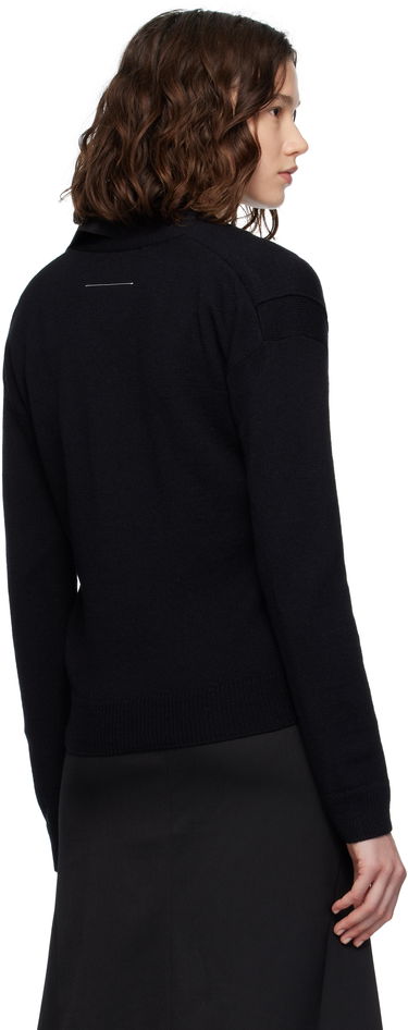 Пуловер Maison Margiela MM6 Maison Margiela Wool Knit Cardigan Черно | S52HP0032 M13139, 2