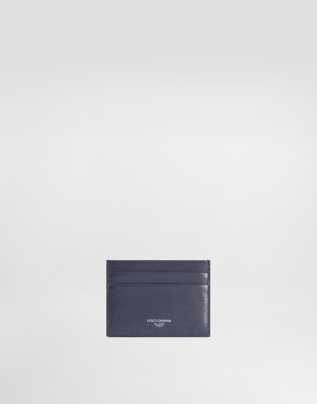 Dolce & Gabbana Calfskin Card Holder With Logo