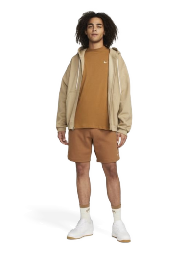 Тениска Nike SOLO SWSH SS KNIT TOP Кафяво | CV0559-270