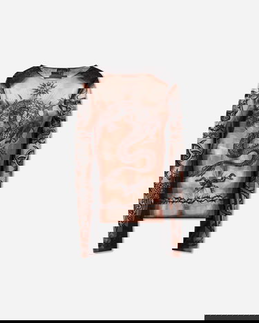 Тениска Jean Paul Gaultier Re-Edition Safe Sex Tattoo Longsleeve Top Многоцветен | 26-01-W-TO456-M026P 636000, 2