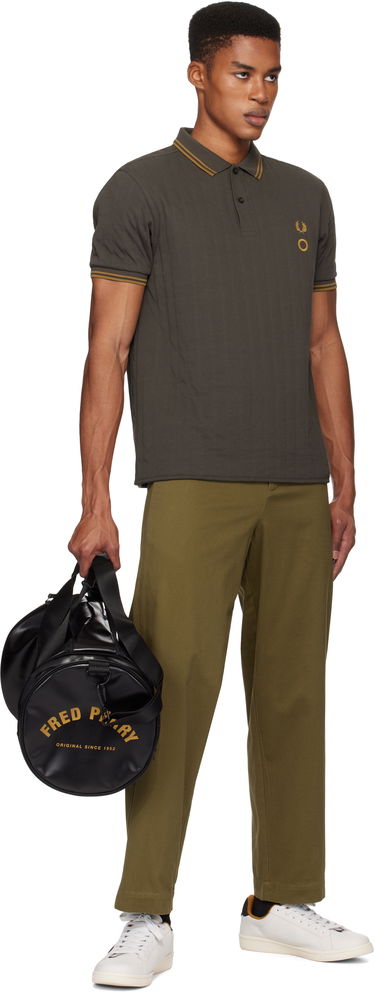 Чанта за пътуване Fred Perry Fred Perry Tonal Barrel Duffle Bag Черно | L7260, 3