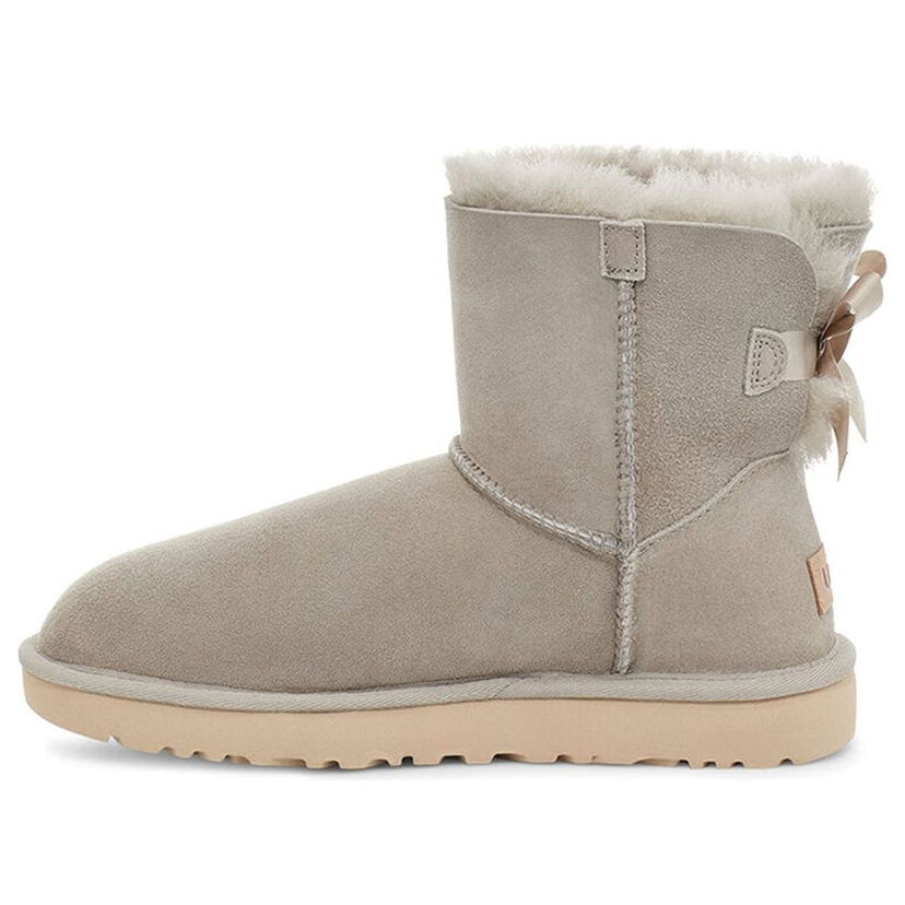 Кецове и обувки UGG Mini Bailey Bow II Fleece Lined Boots Бежово | 1016501-GOA