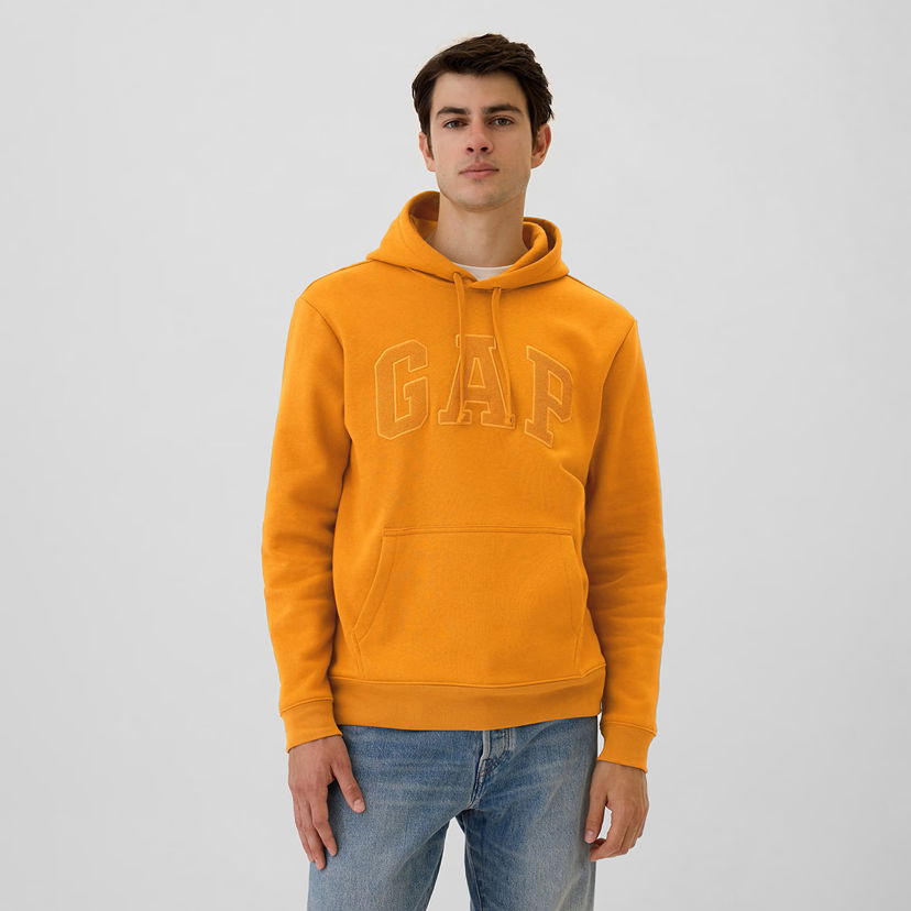 Суитчър GAP Sweatshirt Fullzip Hoodie Tigers Eye S Оранжево
 | 543909-00