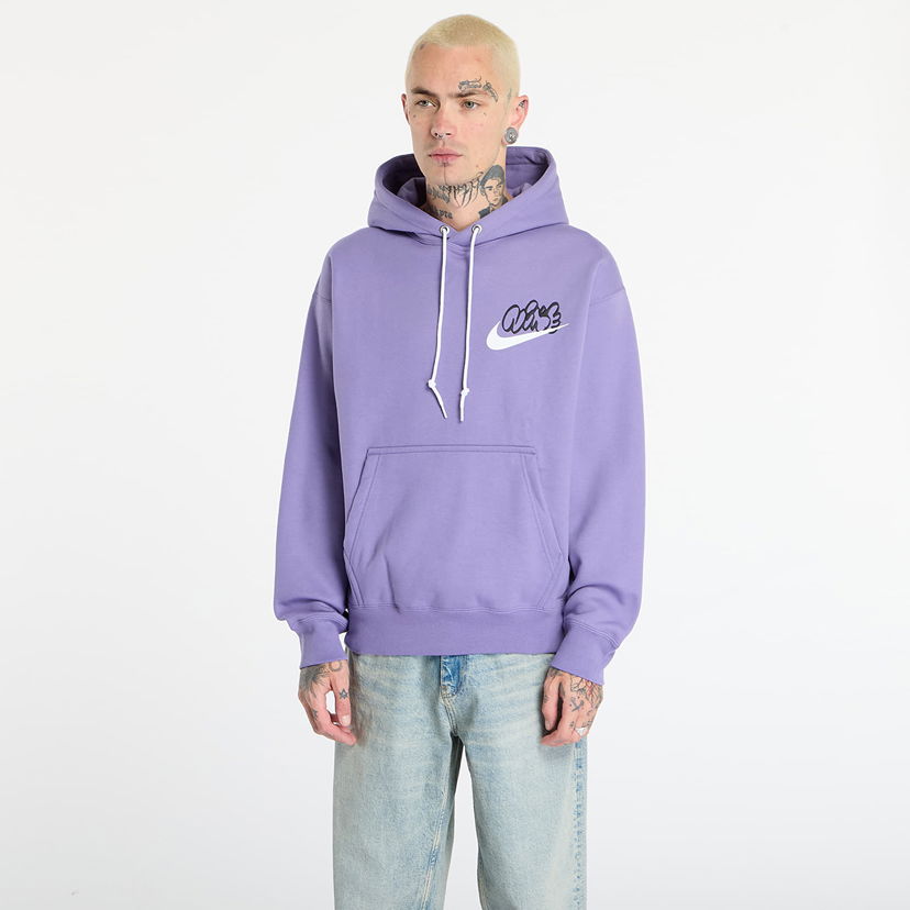 Суитчър Nike Solo Swoosh Fleece Hoodie Лилаво | IH4293-527