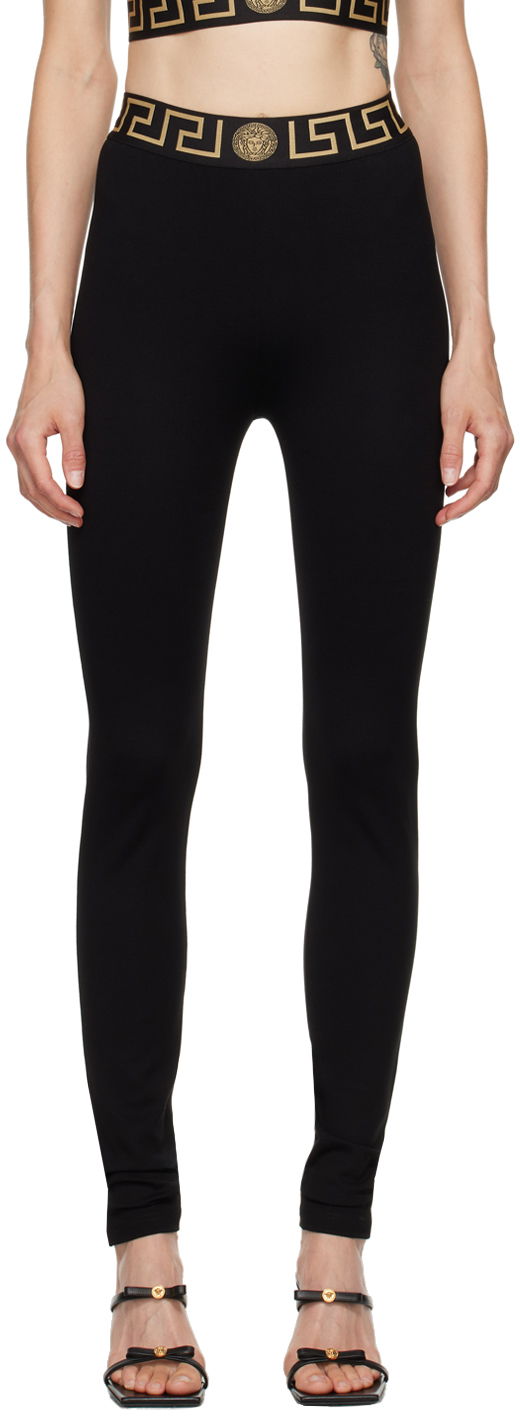 Клинове Versace Versace Greca Border Leggings Черно | 1016403_1A11143_1B000, 0