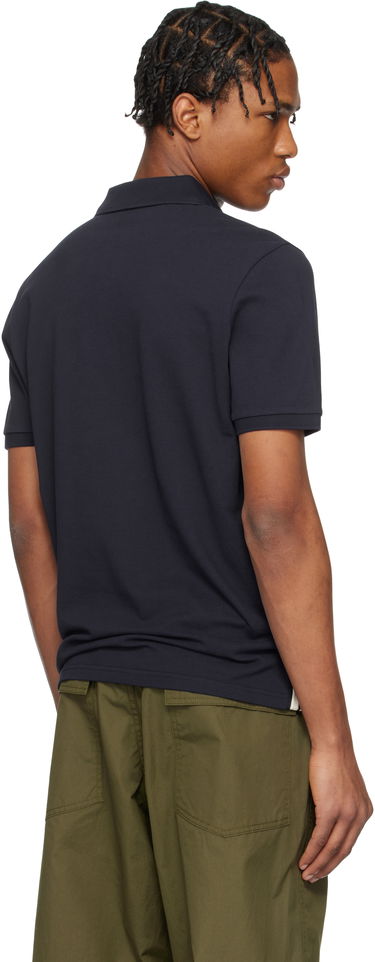 Поло тениска Moncler Moncler Archivio Short Sleeve Polo Тъмно синьо | K10918A0002689A16, 2