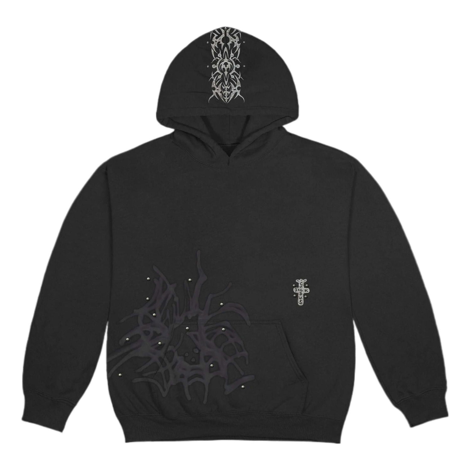 Суитчър Cactus Jack by Travis Scott Travis Scott Cactus Jack FW22 Studded Hoodie Черно | TS-22FW007, 0