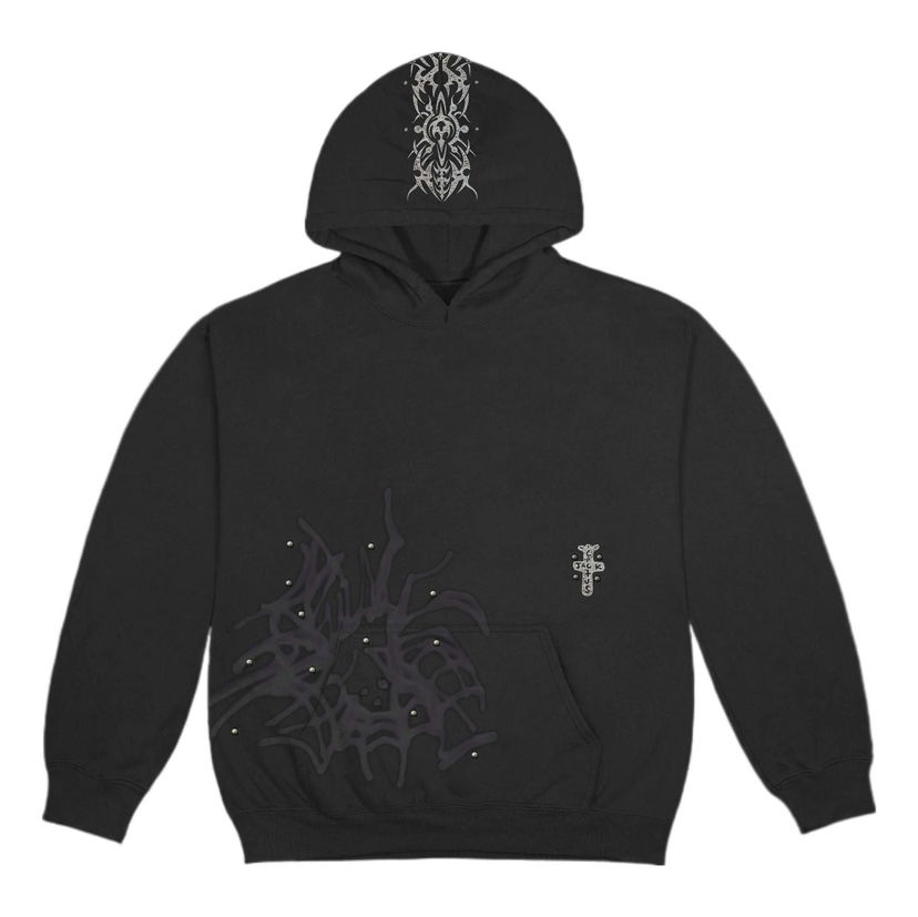 Суитчър Cactus Jack by Travis Scott Travis Scott Cactus Jack FW22 Studded Hoodie Черно | TS-22FW007