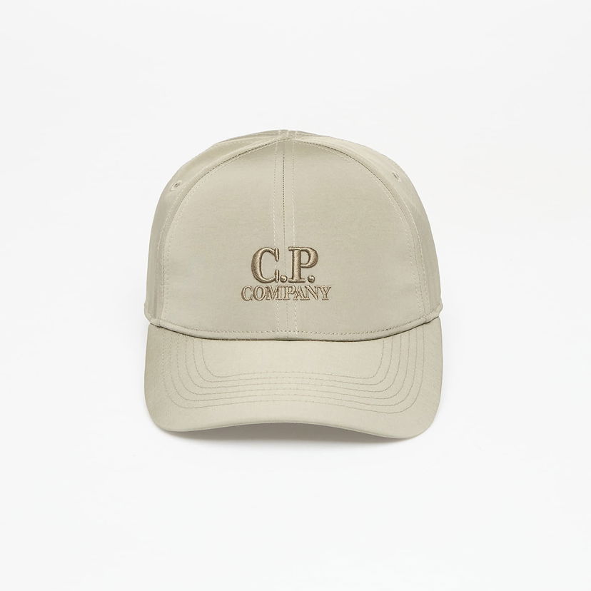 Шапка с козирка C.P. Company Chrome-R Logo Cap Fungi Grey Universal Сиво | 19CMAC117A005904A-356