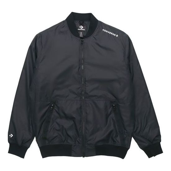 Яке бомбър Converse Converse Aviator Baseball Woven Windproof Jacket Черно | 10018368-A03, 0