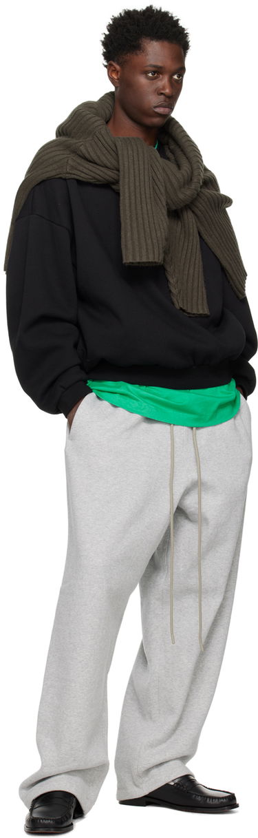 Пуловер Fear of God Essentials Crewneck Sweatshirt Черно | 192SP244684F, 3