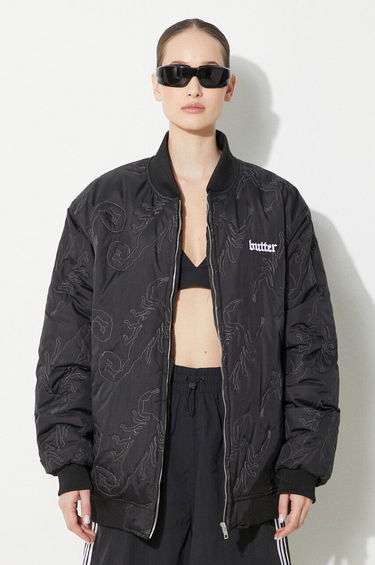 Яке бомбър Butter Goods Bomber Jacket Scorpion Черно | BGQ1243401, 0