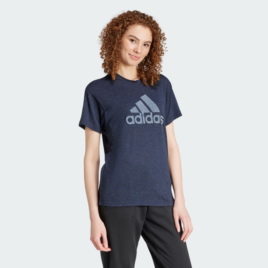 Тениска adidas Performance Future Icons Winners 3.0 T-Shirt Тъмно синьо | IW7719, 0
