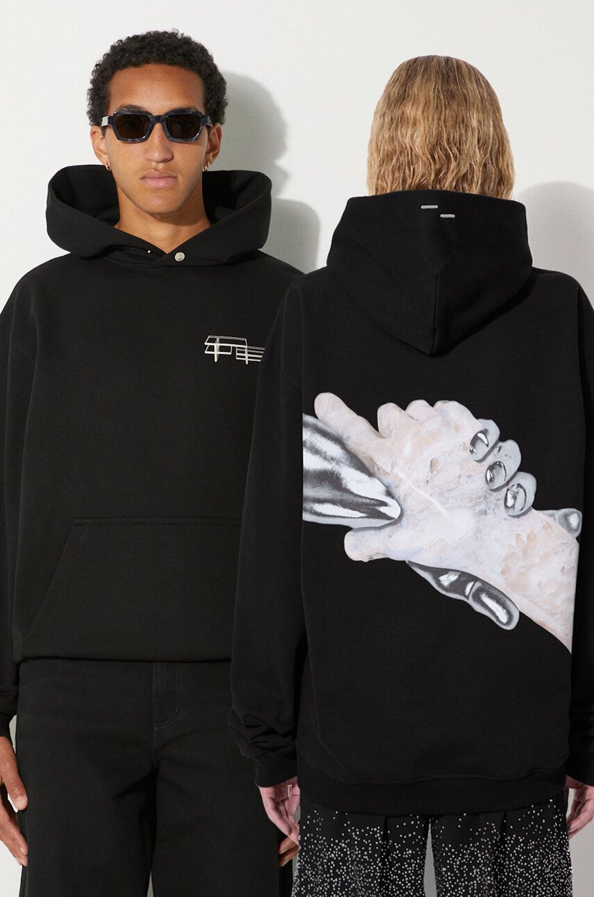 Суитчър Filling Pieces Handshake Elements Hoodie Черно | 80614111861, 0