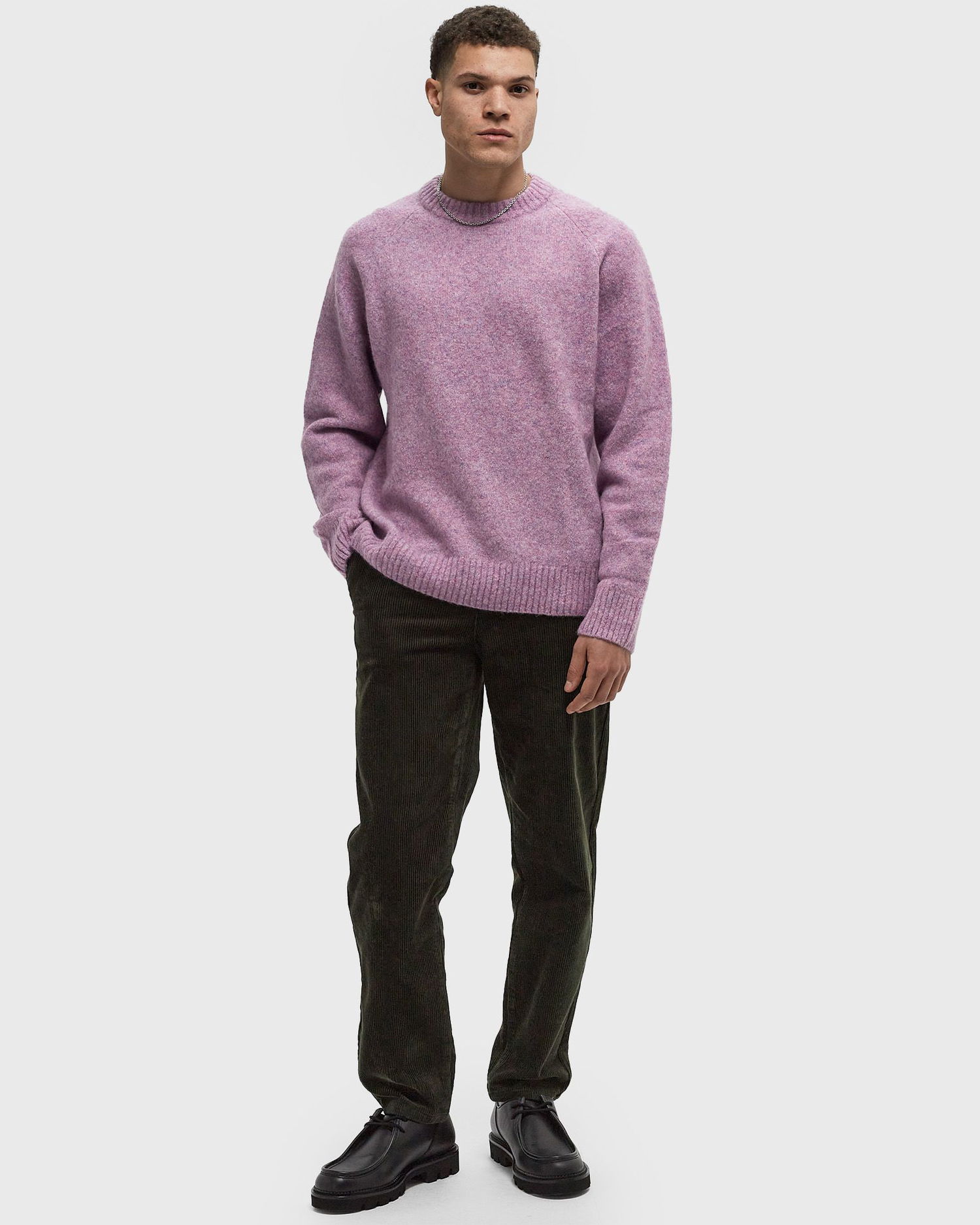 Пуловер Les Deux Les Deux Gilbert Roundneck Knit, XL Лилаво | LDM310150-685685, 1