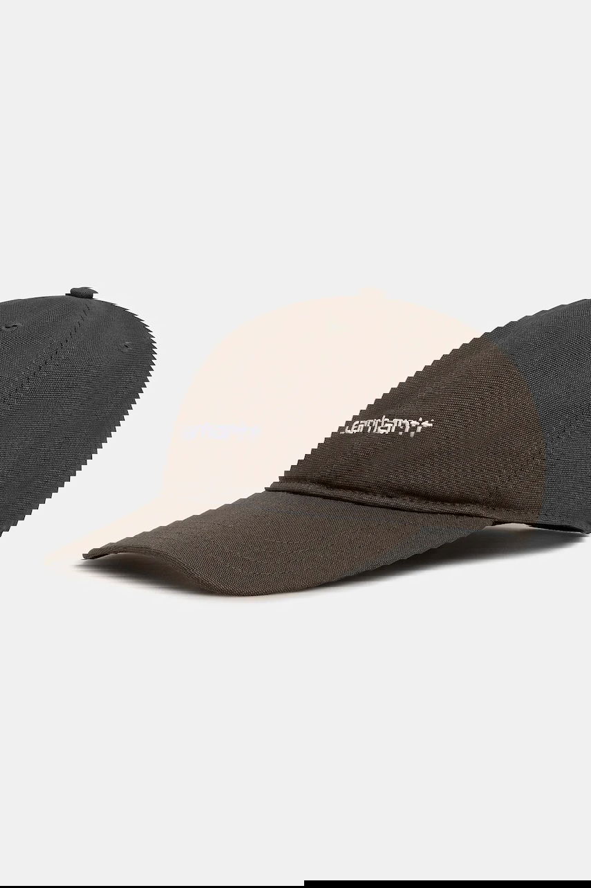 Шапка с козирка Carhartt WIP Canvas Script Baseball Cap Зелено | I028876.3CDXX, 0