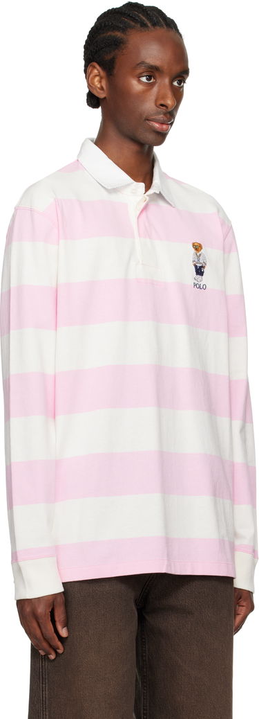 Поло тениска Polo by Ralph Lauren Ralph Lauren Classic Fit Polo Bear Rugby Jersey Polo Розово | 710973144001, 1