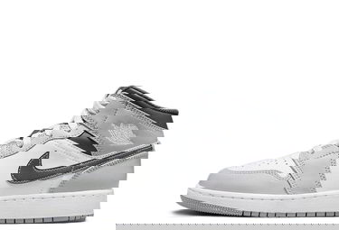 Кецове и обувки Jordan Air Jordan 1 Mid "Light Smoke Grey" GS Сиво | 554725-078, 1