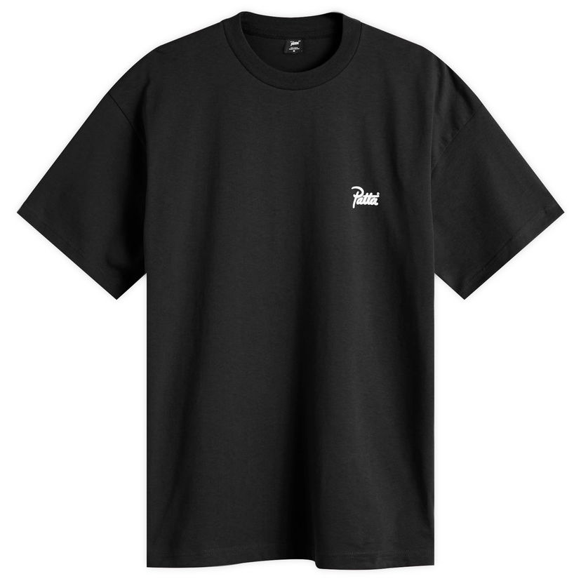 Тениска Patta Script Logo T-Shirt, Size X-Small Черно | POC-AW25-1000-290-0071-001