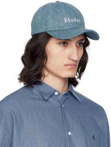 Шапка с козирка Études Études Booster Denim Baseball Cap Синьо | E24MM900C00542, 1