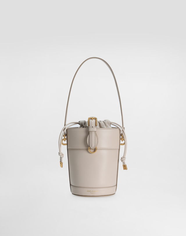 Dolce & Gabbana Capri Bucket Bag Calfskin Canvas