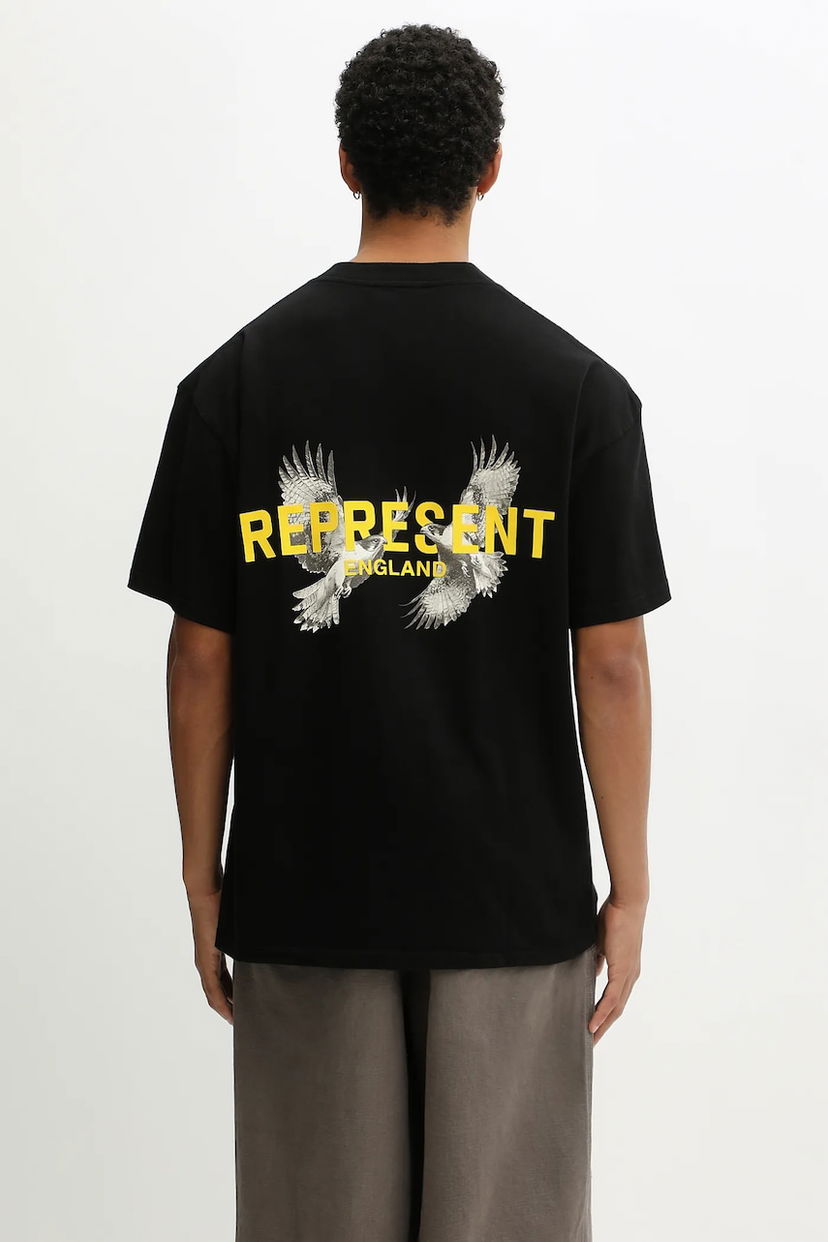 Тениска Represent Clo T-Shirt Legacy Falcon Черно | MLM100735