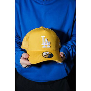 Шапка с козирка New Era New Era MLB Essential 9FORTY Trucker LA Dodgers Cap One Size (56-59 cm) Жълто | 60595189, 6