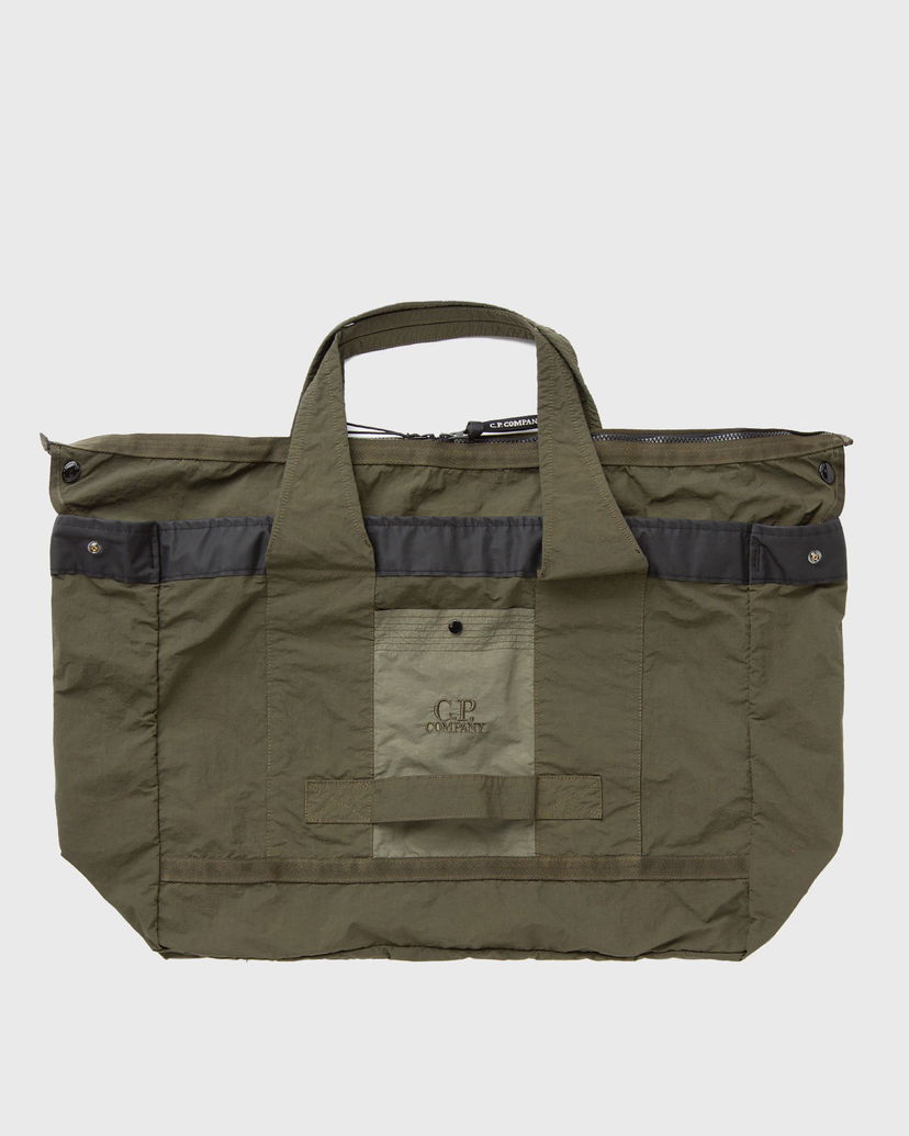 Голяма пазарска чанта C.P. Company Plain Paper Touch Tote Bag Зелено | 17CMAC208A110188G-683