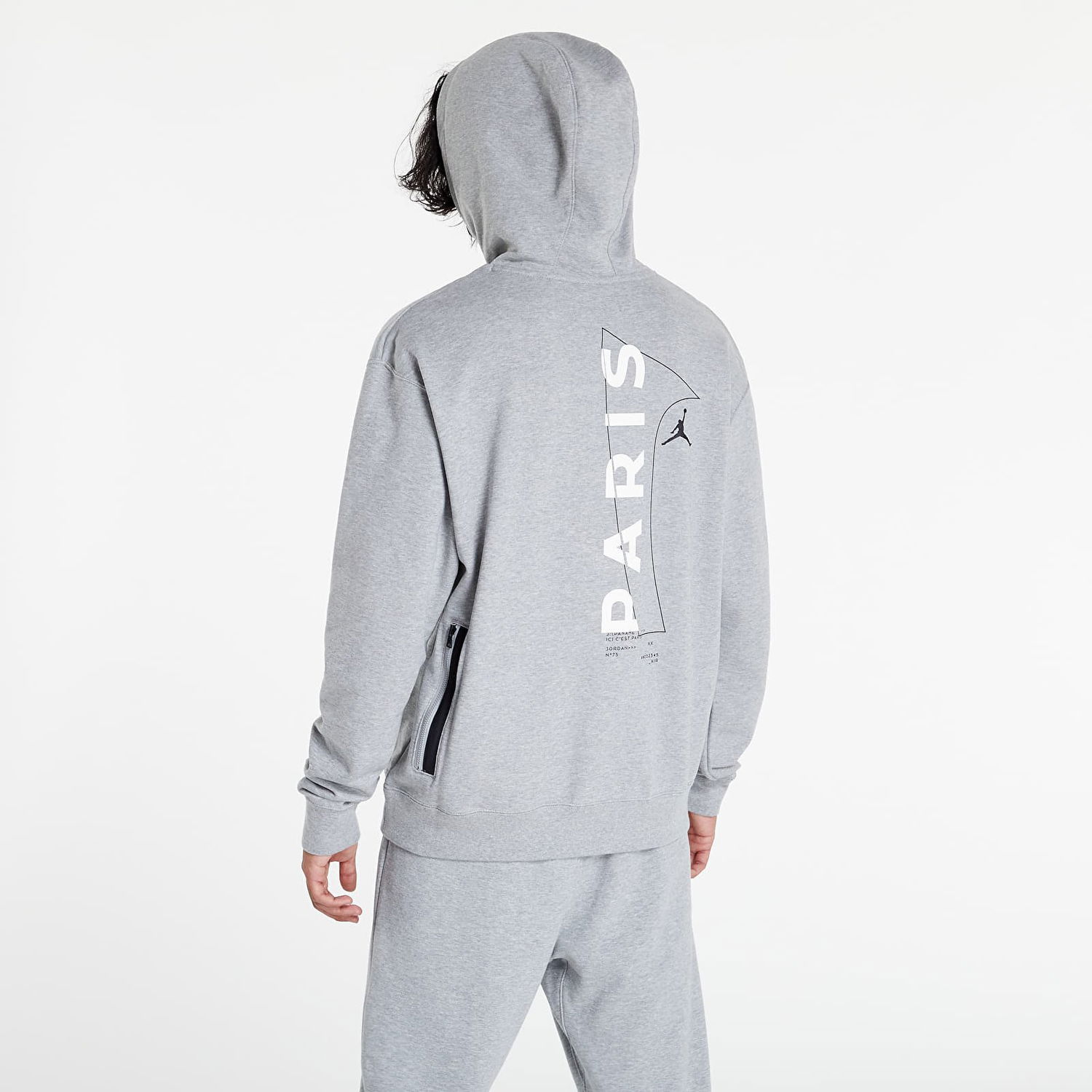 Суитчър Jordan Paris Saint-Germain Fleece Сиво | dm3096-063, 0