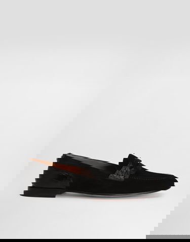 Аксесоари Dolce & Gabbana Dolce & Gabbana Split Calfskin and Alligator Loafers Черно | A50717A2E228B956, 0