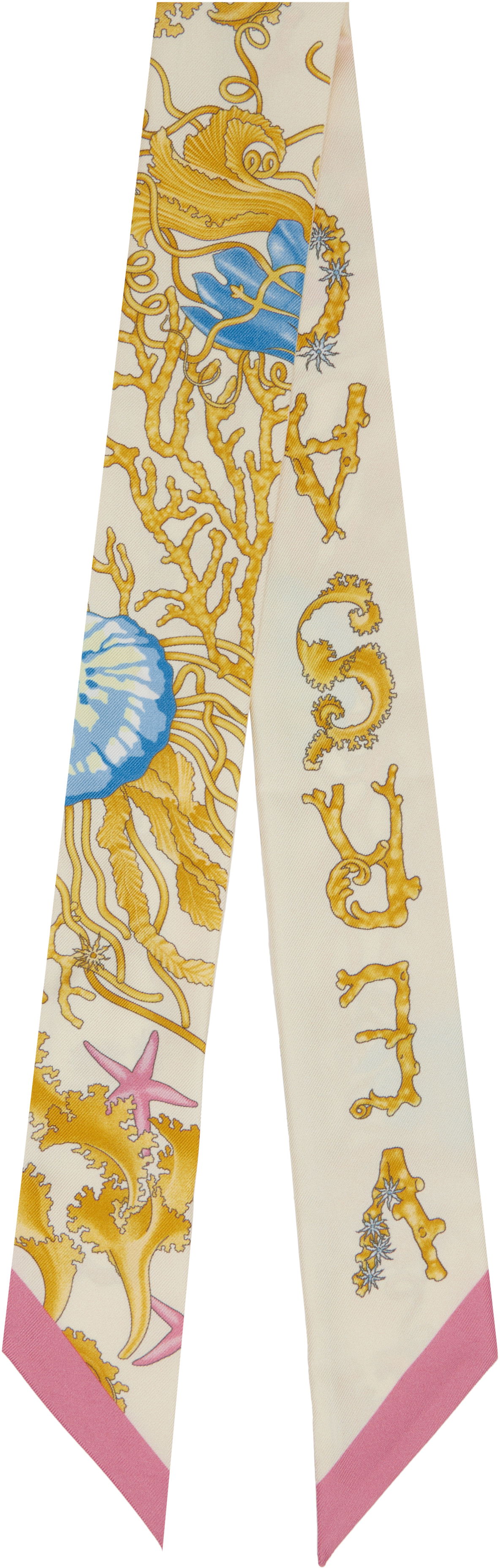 Шал Versace Versace Underwater Barocco Silk Scarf Многоцветен | IBA0005_1A15541, 0