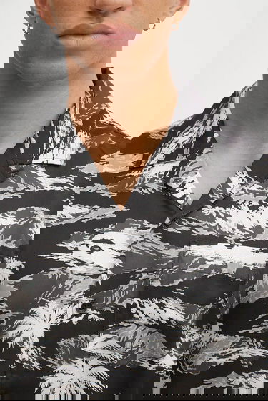 Риза BAPE Palm Tree Camo Open Collar Regular Shirt Многоцветен | 1L30132306, 3