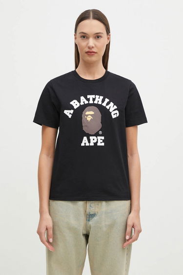 Тениска BAPE A Bathing Ape T-Shirt Черно | 1K80210001, 0