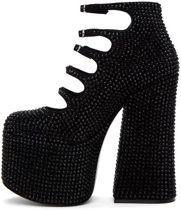 Бижута Marc Jacobs Marc Jacobs 'The Rhinestone Kiki' Platform Heels Черно | 2R3FBO011F14, 2
